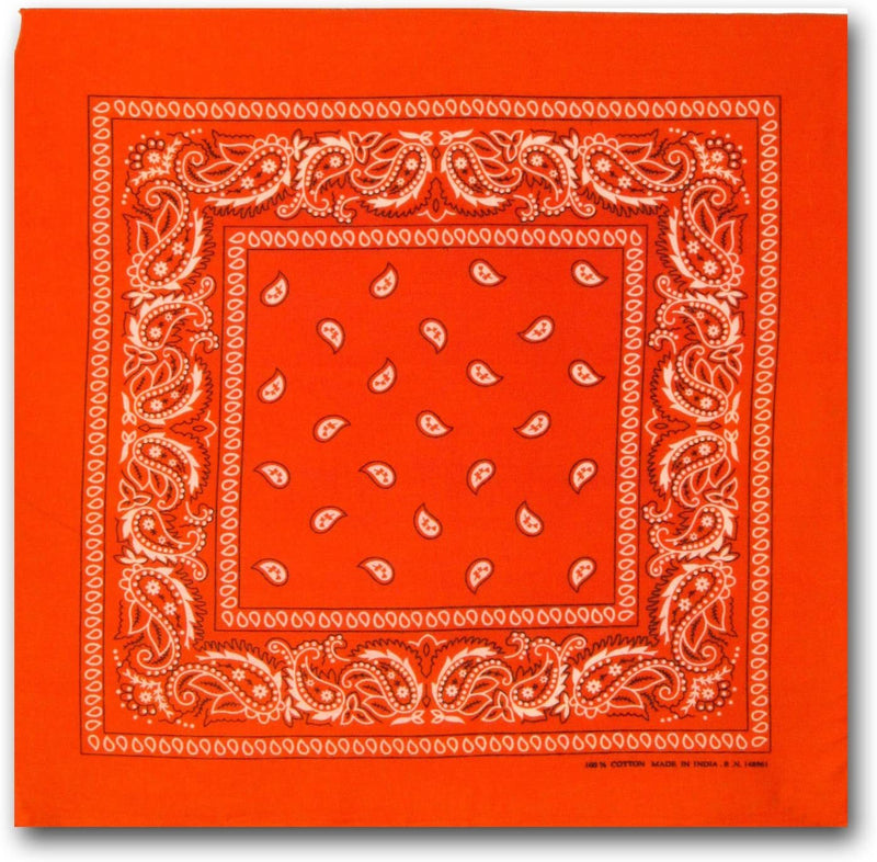 Load image into Gallery viewer, BANDANA Paisley 100% COTTON Head Wrap Durag Bandanna Summer Biker Scarf Mask-26
