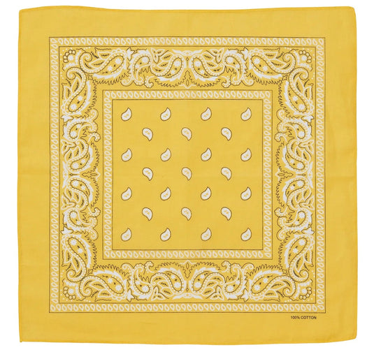 BANDANA Paisley 100% COTTON Head Wrap Durag Bandanna Summer Biker Scarf Mask-39