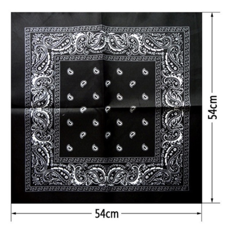 Load image into Gallery viewer, BANDANA Paisley 100% COTTON Head Wrap Durag Bandanna Summer Biker Scarf Mask-3
