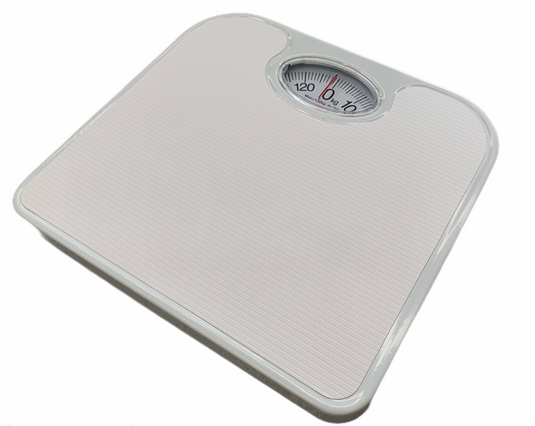 130kg Mechanical Bathroom Scales Weight Checker Kilo Kg Kilograms - White-4