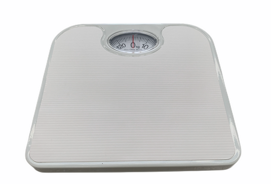 130kg Mechanical Bathroom Scales Weight Checker Kilo Kg Kilograms - White-0