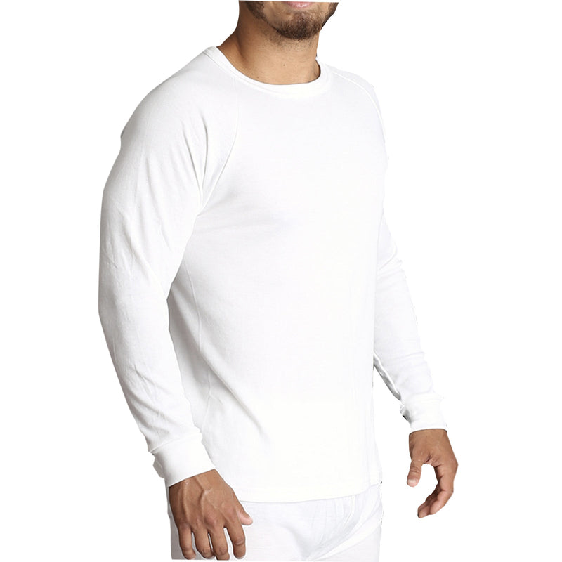 Load image into Gallery viewer, Mens Merino Wool Blend Long Sleeve Thermal Top Underwear Thermals Base Layer-5
