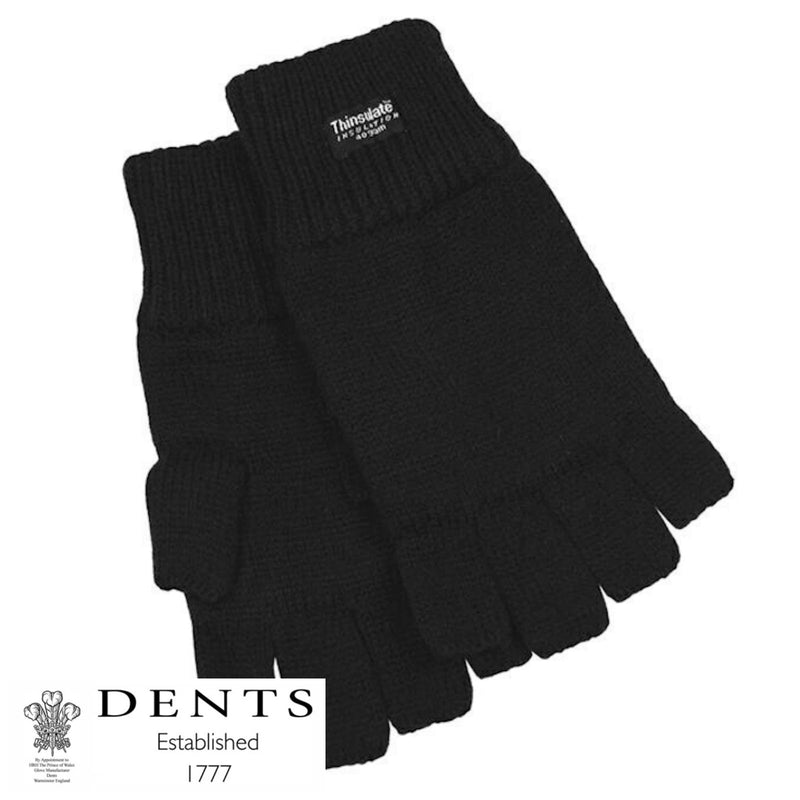 Load image into Gallery viewer, 2pcs Set 3M Thinsulate Beanie Hat + Fingerless Knit Gloves Insulation Thermal-2

