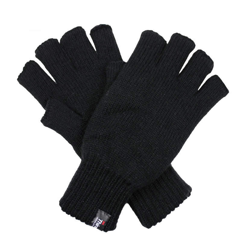 Load image into Gallery viewer, 2pcs Winter Set Mens 3M Thinsulate Beanie Hat + Knitted Fingerless Gloves Snow-3
