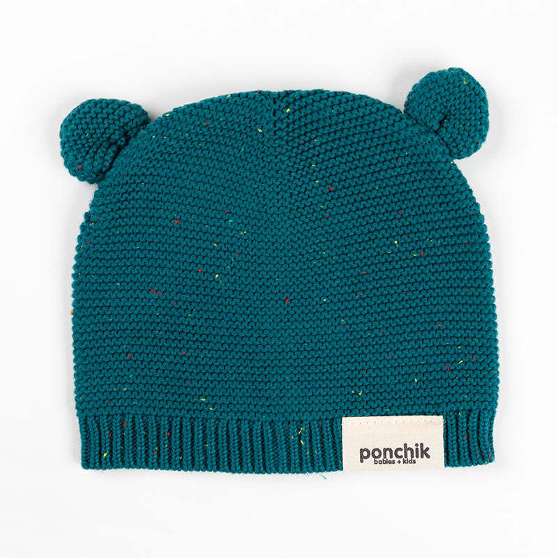 Load image into Gallery viewer, Ponchik Babies + Kids Bear Beanie Hat Warm Winter Baby - Jewel-0
