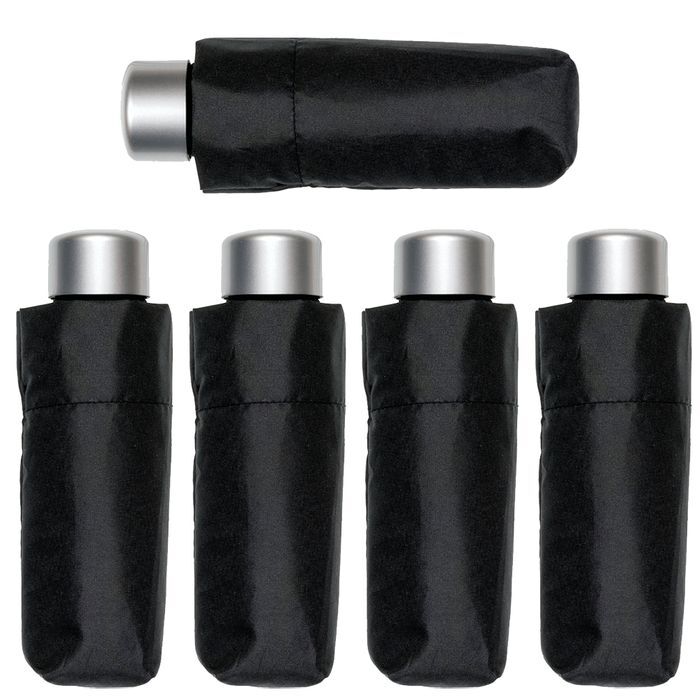 Load image into Gallery viewer, 5x Bobbie J Super Lite Mini Handbag Umbrella Compact Folding in Black-0
