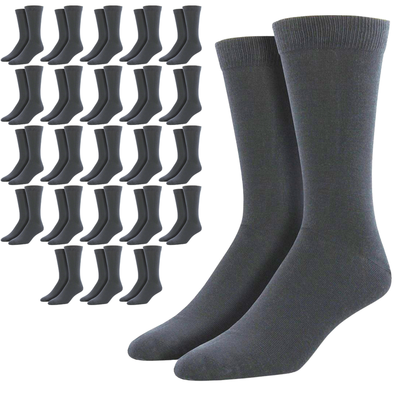 Load image into Gallery viewer, 24 Pairs Premium Bamboo Loose Top Socks Diabetic Diabetes Circulation Eco Sox-7
