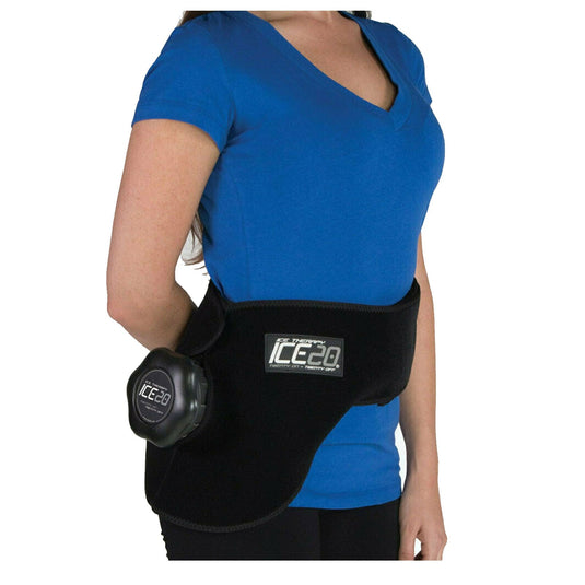 ICE 20 Back/Hip Strap Compression Therapy Wrap Cold Pain Relief-4