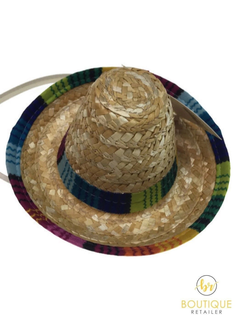 Load image into Gallery viewer, 12x MINI SOMBRERO HATS on Headband Mexican Spanish Fiesta Party Costume BULK-2
