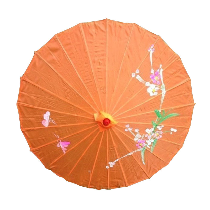 Load image into Gallery viewer, 12x PARASOL UMBRELLA Chinese Japanese Bamboo Flower Pattern 80cm Large BULK-11
