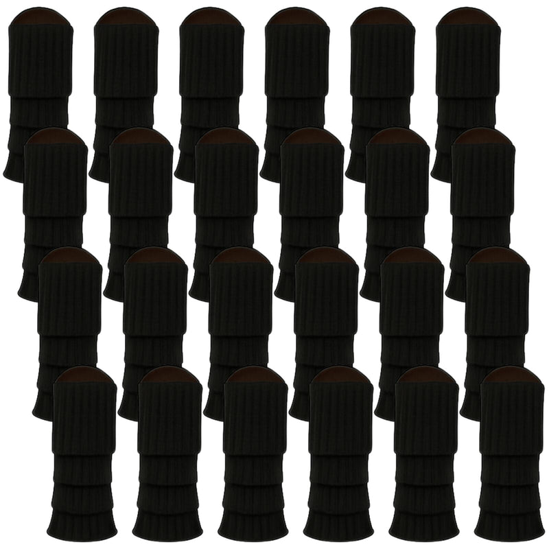 Load image into Gallery viewer, 24x Womens Leg Warmers Disco Winter Knit Dance Party Crochet Legging Socks Costume - Black-2
