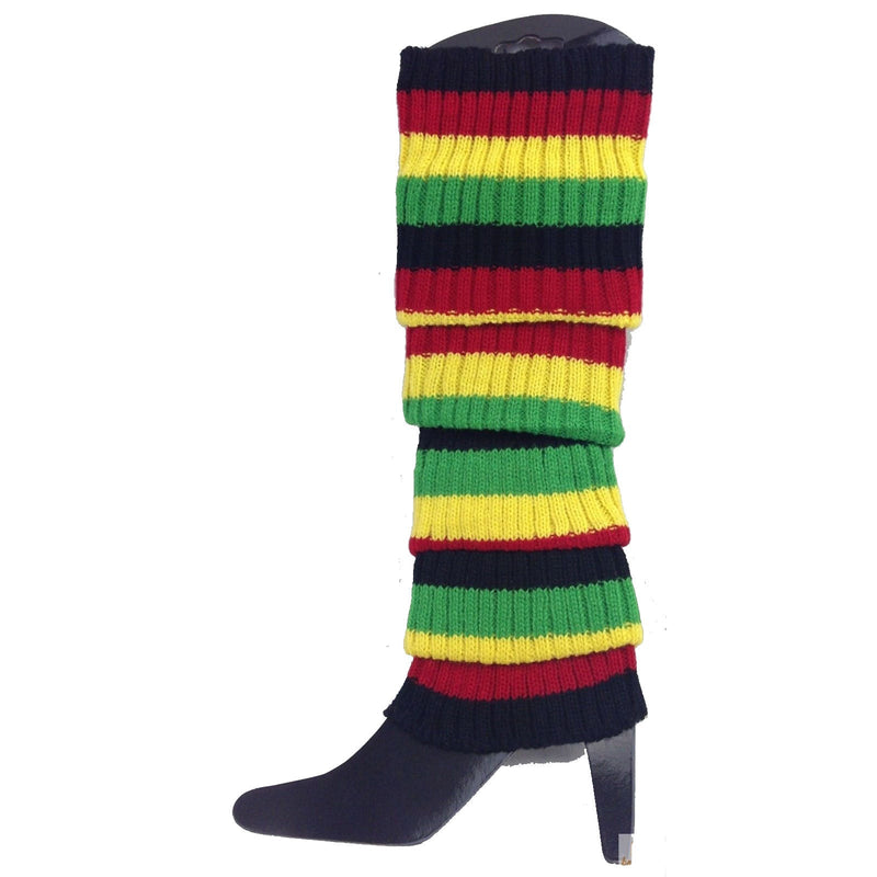 Load image into Gallery viewer, 24x Womens Leg Warmers Disco Winter Knit Dance Party Crochet Legging Socks Costume - Indigenous Colours-1
