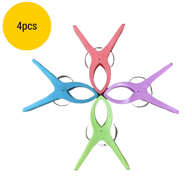 Load image into Gallery viewer, 4x JUMBO PLASTIC CLOTHES PEGS Laundry Clips Washing Line Clothespin Fastener-1
