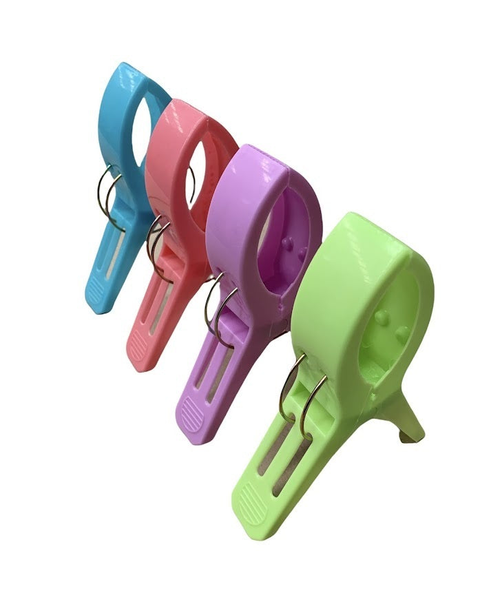 Load image into Gallery viewer, 4x JUMBO PLASTIC CLOTHES PEGS Laundry Clips Washing Line Clothespin Fastener-2
