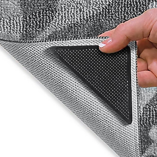 4x RUG GRIPPERS Non Slip Reusable Carpet Mat Gripper Anti Skid Washable Grip-2