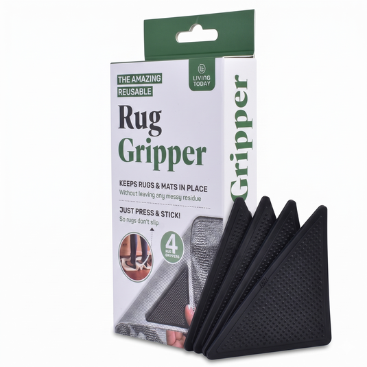 4x RUG GRIPPERS Non Slip Reusable Carpet Mat Gripper Anti Skid Washable Grip-0