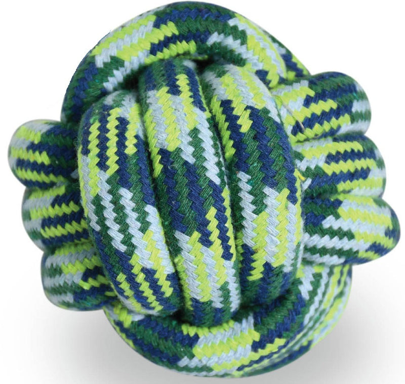 Load image into Gallery viewer, Nunbell Large Pet Toy Rope Knotted Ball - Assorted Colours-3
