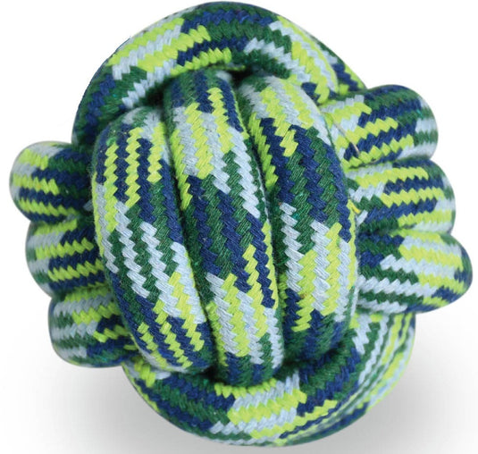 Nunbell Large Pet Toy Rope Knotted Ball - Assorted Colours-3
