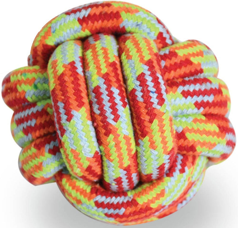Load image into Gallery viewer, Nunbell Large Pet Toy Rope Knotted Ball - Assorted Colours-2
