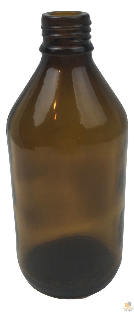 6x 600ml Amber Glass Bottle Cosmetic Essential Oil General Purpose Storage-2