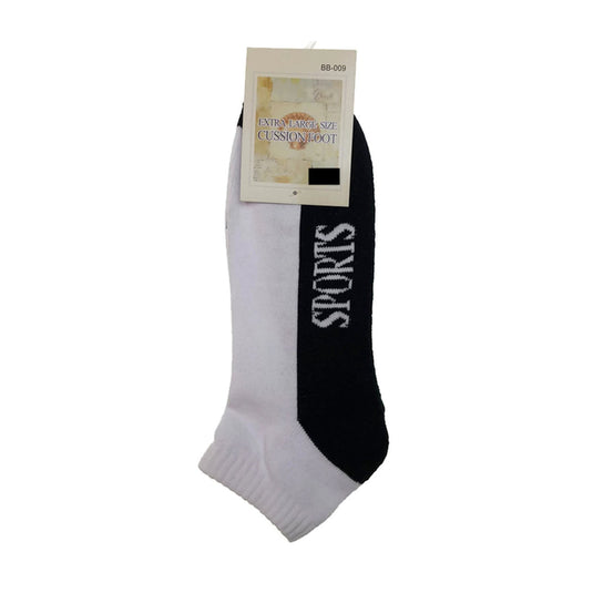9x COTTON ANKLE SOCKS Sport Cushion Foot Low Cut Running - Assorted Colours Bulk-2