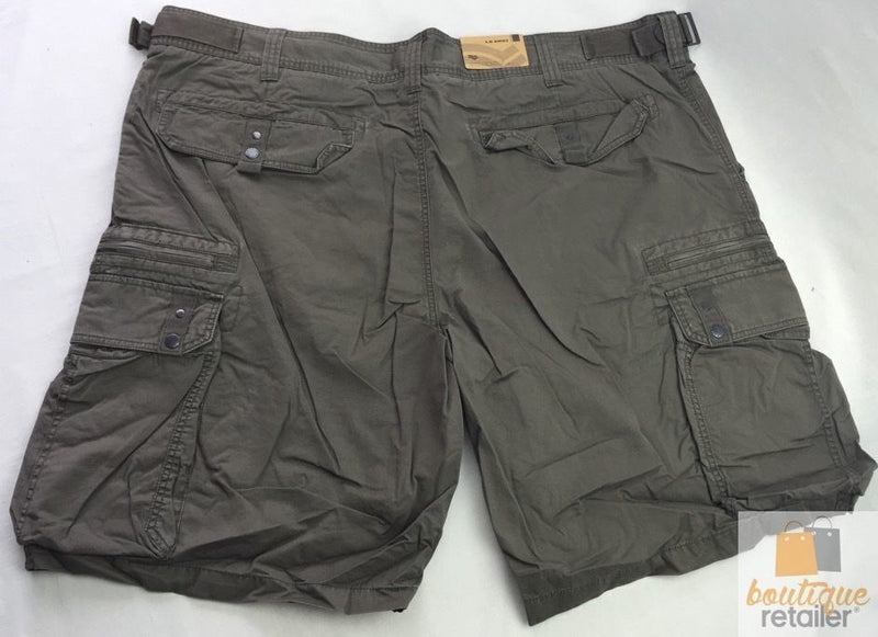 Load image into Gallery viewer, Deluxe CARGO SHORTS Heavy Duty Summer 100% COTTON - Khaki Green-4
