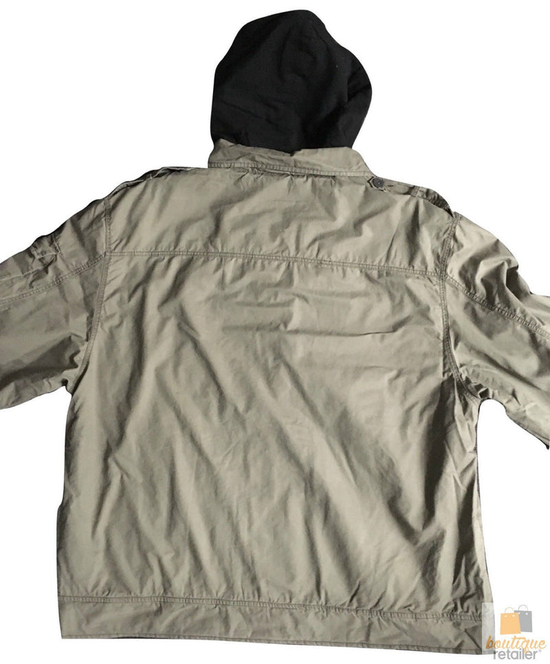 Load image into Gallery viewer, MENS PLUS SIZE JACKET King Extra Big &amp; Tall Hooded Coat 100% COTTON Warm Winter-3
