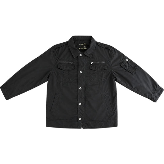 King Mens Plus Size Jacket 100% Cotton Extra Big Tall Winter Coat - Black-2