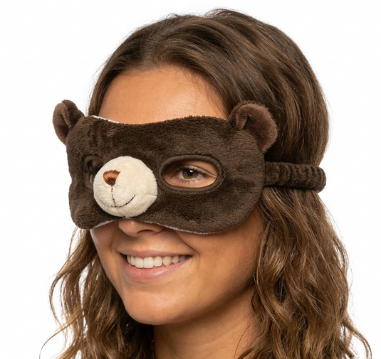 ANIMAL EYE MASK Party Costume Halloween Accessory - Bear-0