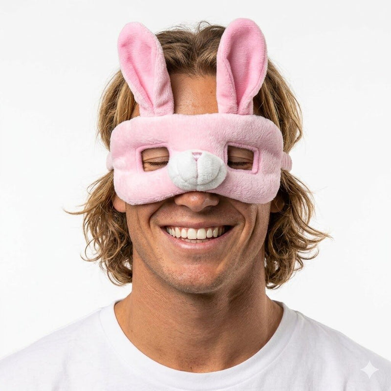 Load image into Gallery viewer, ANIMAL EYE MASK Party Costume Halloween Accessory - Bunny Rabbit-0
