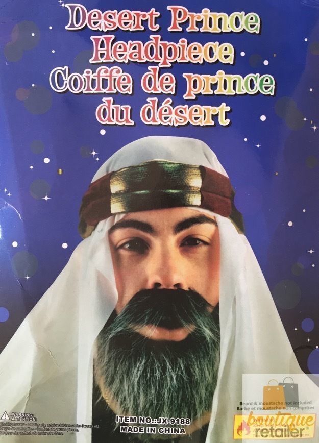 Load image into Gallery viewer, Arabian Desert Prince Hat Headpiece Costume Party Fancy Dress Arabic-3
