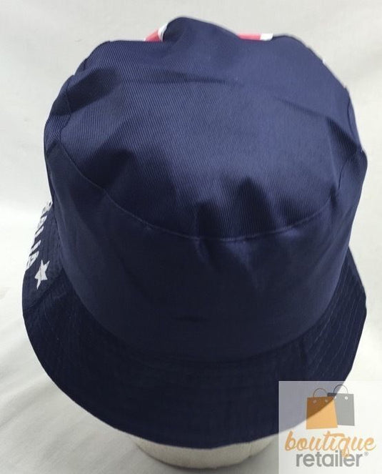 AUSTRALIA FLAG BUCKET HAT Adult Australian Day Aussie Summer Sun Cap Brim-3