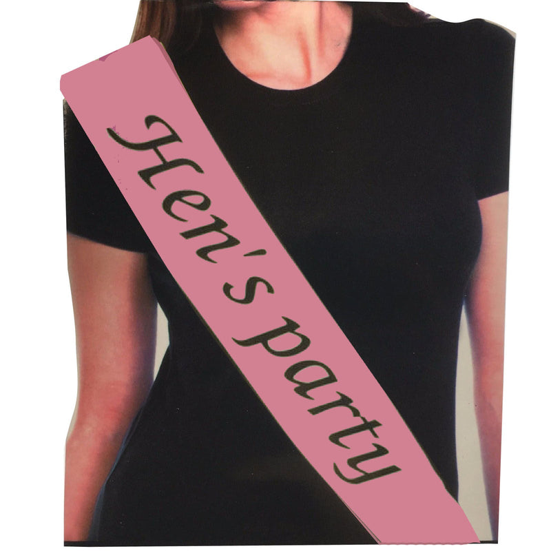 Load image into Gallery viewer, Party Sash Bride Birthday Hen Night Girls Womens Celebration Sash - Pink-2
