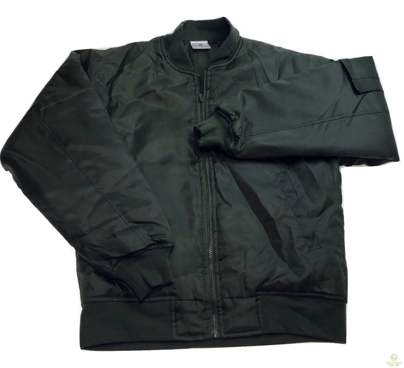 Load image into Gallery viewer, Plus Size Quilted Jacket Zip Up Classic Padded Flight Flying Winter Big &amp; Tall - Bottle Green-12
