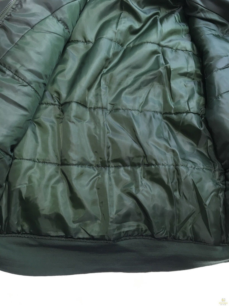Load image into Gallery viewer, Plus Size Quilted Jacket Zip Up Classic Padded Flight Flying Winter Big &amp; Tall - Bottle Green-3
