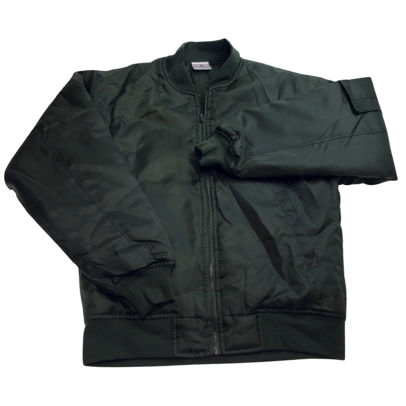 Load image into Gallery viewer, Plus Size Quilted Jacket Zip Up Classic Padded Flight Flying Winter Big &amp; Tall - Bottle Green-0

