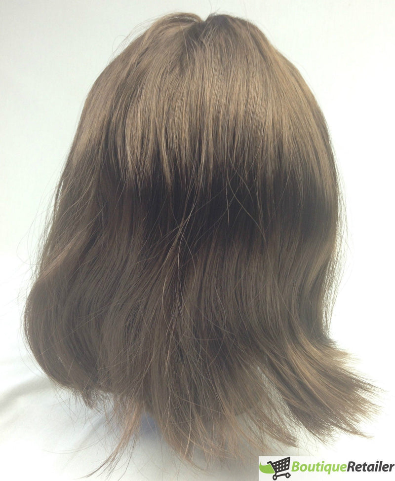 Load image into Gallery viewer, Bob Wig Costume Short Straight Fringe Cosplay Party Full Hair Womens Fancy Dress - Brown-3
