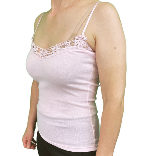 Womens Camisole Top Cami Strap Top Singlet Summer Basic Tank Shirt-16