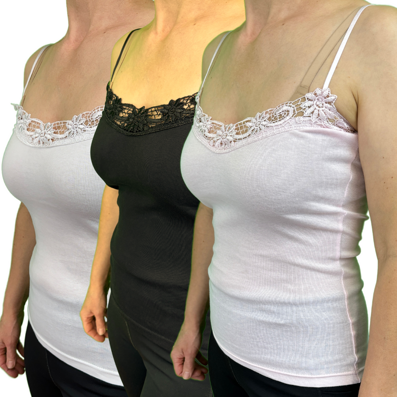 Load image into Gallery viewer, Womens Camisole Top Cami Strap Top Singlet Summer Basic Tank Shirt-0
