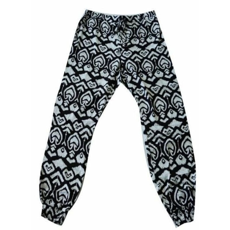 Load image into Gallery viewer, Womens Plus Size Baggy Harem Pants Bohemian Big &amp; Tall Trousers in Black-3
