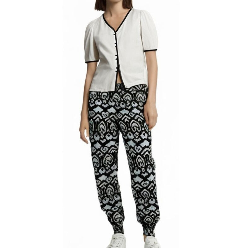 Load image into Gallery viewer, Womens Plus Size Baggy Harem Pants Bohemian Big &amp; Tall Trousers in Black-0

