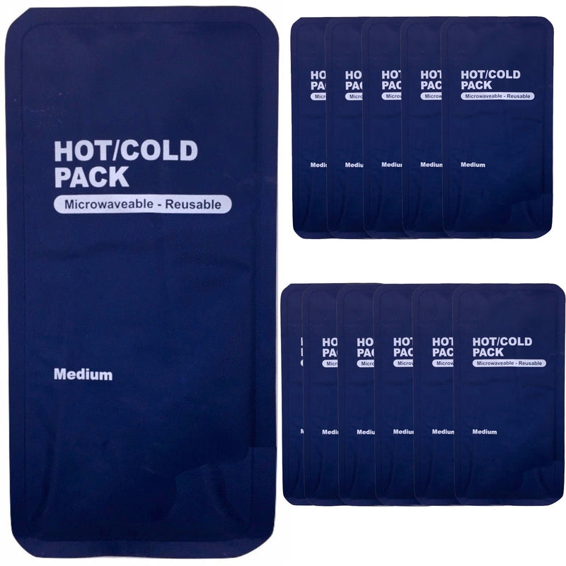 Load image into Gallery viewer, 12x HOT COLD PACK First Aid Reusable Ice Heat Gel Packs Microwave Relief BULK-0
