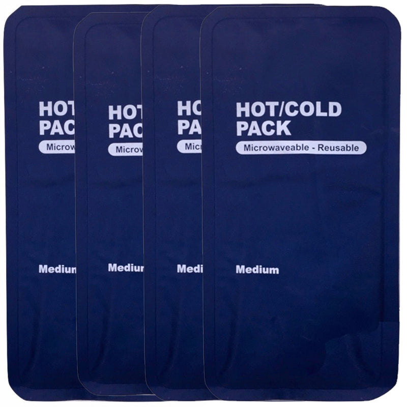 Load image into Gallery viewer, 4x HOT COLD PACK First Aid Reusable Ice Heat Gel Packs Microwaveable Relief Bulk-1
