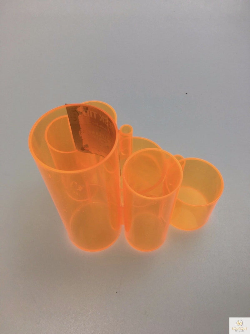 Load image into Gallery viewer, DESK TIDY Caddy Pen Pencil Stationary Holder Organiser Organizer Office I30 - Neon Orange-3

