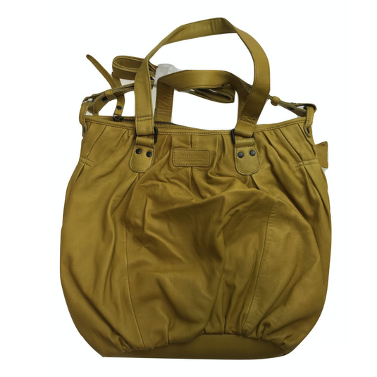 Premium Womens Leather Shoulder Bag Messenger Satchel Handbag Purse ITWB02 - Yellow-3