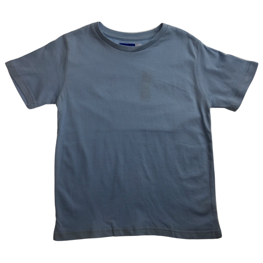 KIDS PLAIN T SHIRT Childrens Child 100% COTTON Boys Girls Basic Blank Tee Top-55