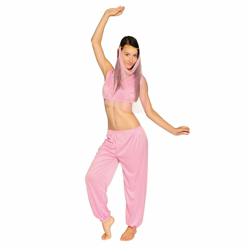 Load image into Gallery viewer, Ladies Arabian Princess Costume Belly Dancer Genie Fancy Party Dress Adult-0
