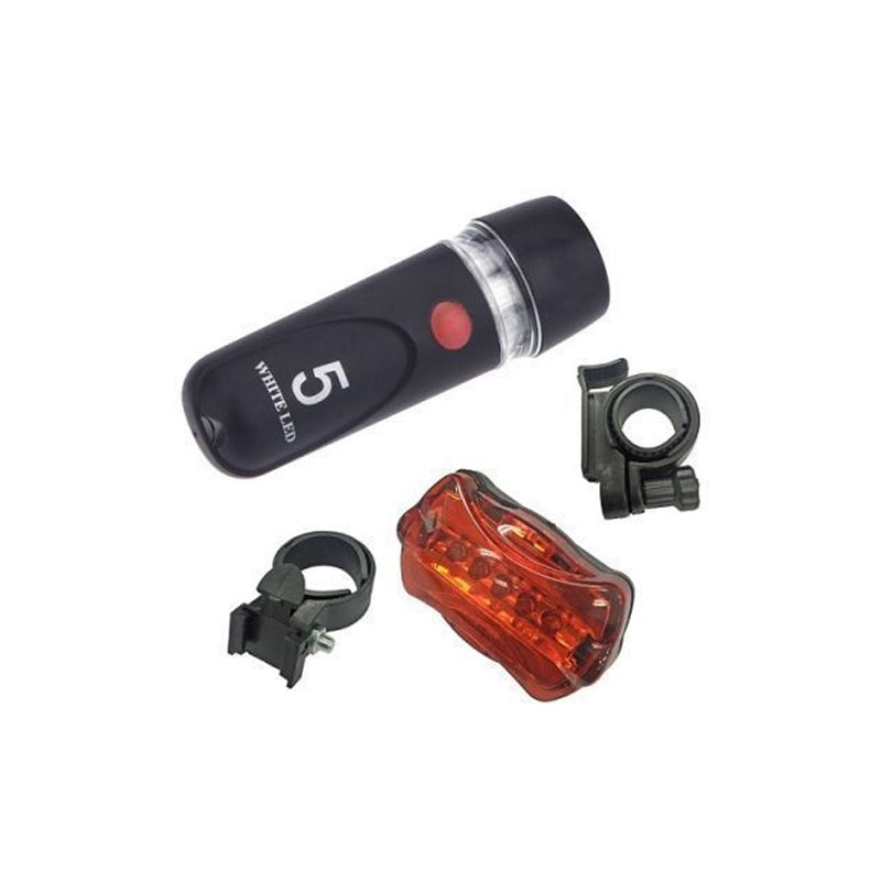 Load image into Gallery viewer, LED BIKE LIGHT SET Bicycle Front Rear Flashlight Torch Headlight Cycling-0

