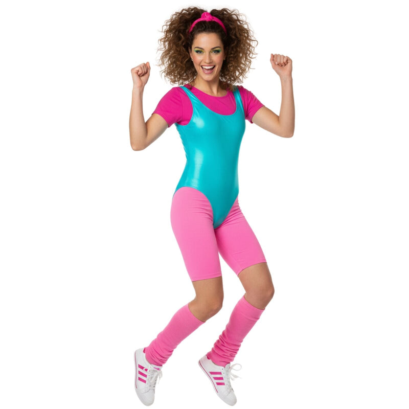 Load image into Gallery viewer, LEG WARMERS Knitted Womens Neon Party Knit Ankle Fluro Dance Costume 80s Pair - Light Pink-2
