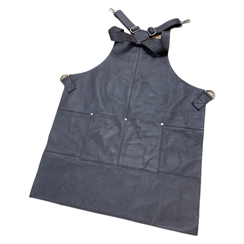 Load image into Gallery viewer, BUFFALO LEATHER APRON Cooking Chef Hairdresser Waterproof Durable Quality - Brown-3

